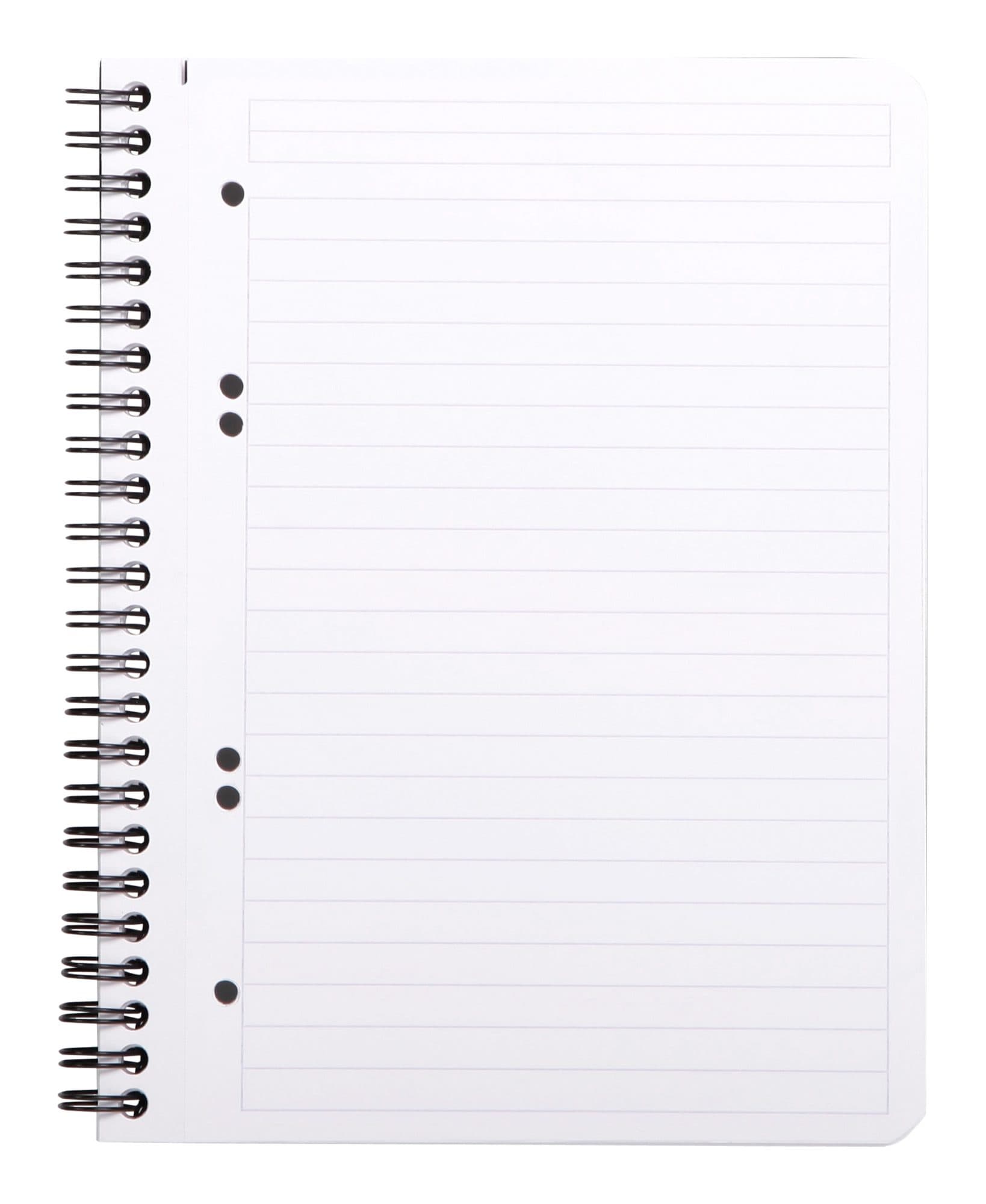 Notitieboek Rhodia Greenbook A5 lijn 6-gaats 180 pagina's 90gr zwart 3