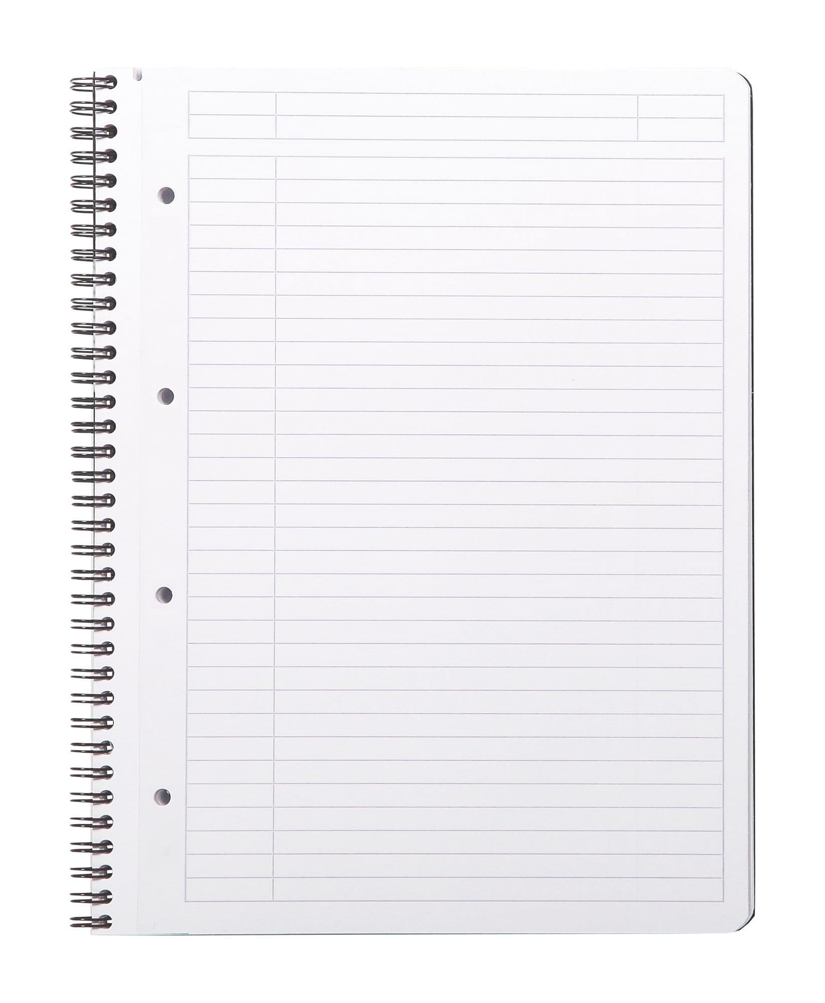 Notitieboek Rhodia Greenbook A4+ lijn 4-gaats 180 pagina's 90gr zwart 3