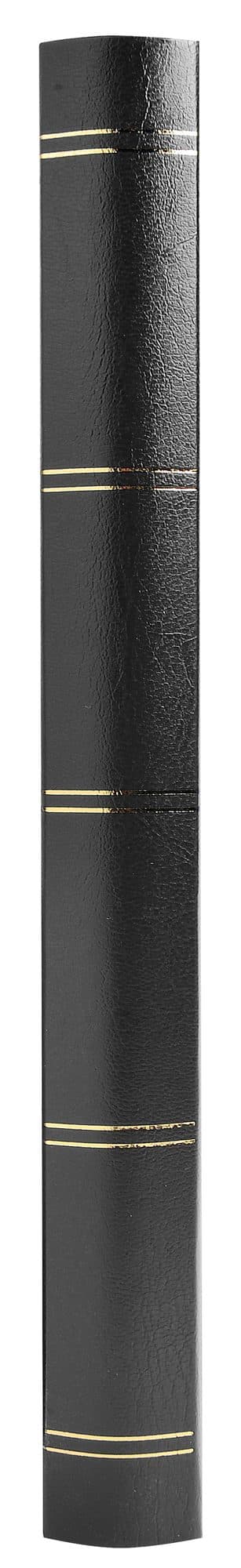 Postzegelalbum Exacompta 22.5x30.5cm 48 zwarte pagina's zwart 3