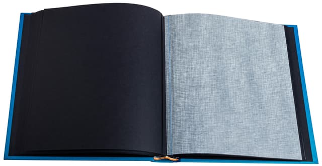 Fotoalbum Exacompta 29x32cm 60 zwarte pagina's Néo Déco blauw 5