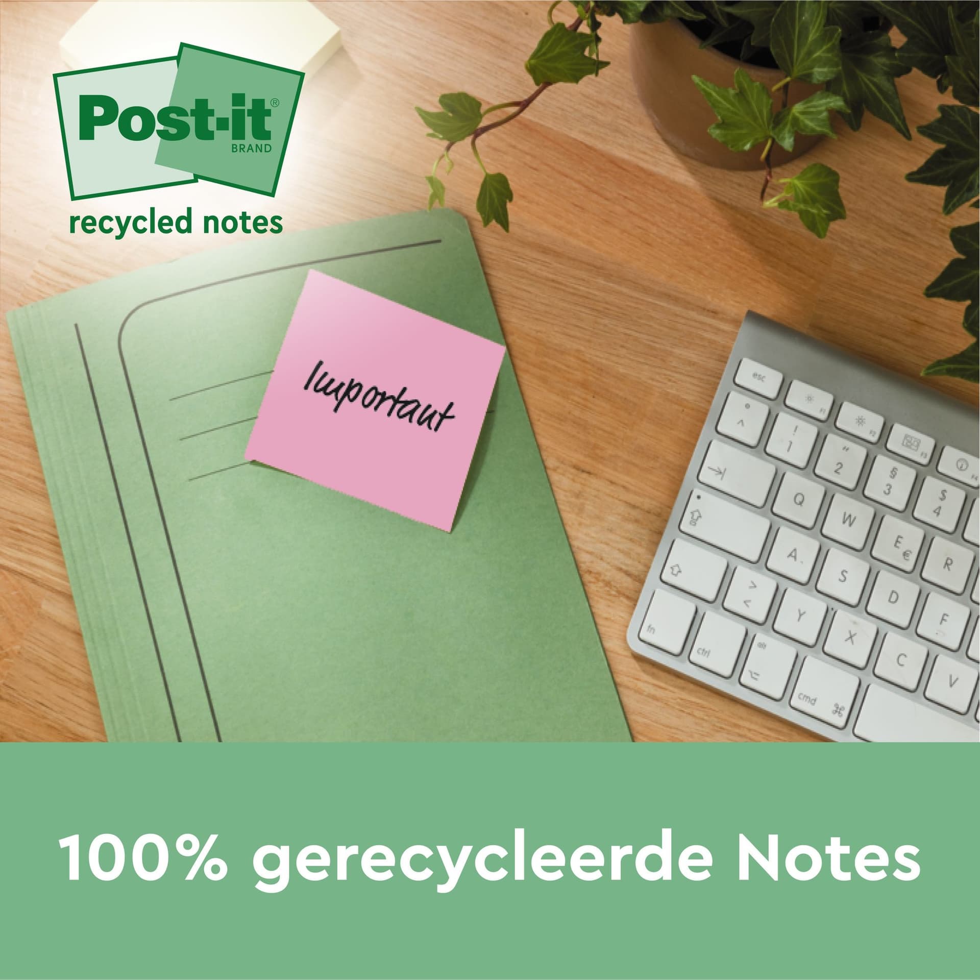 Memoblok 3M Post-it 654 RSSCOL 76x76mm assorti kleur 3+1 gratis 2