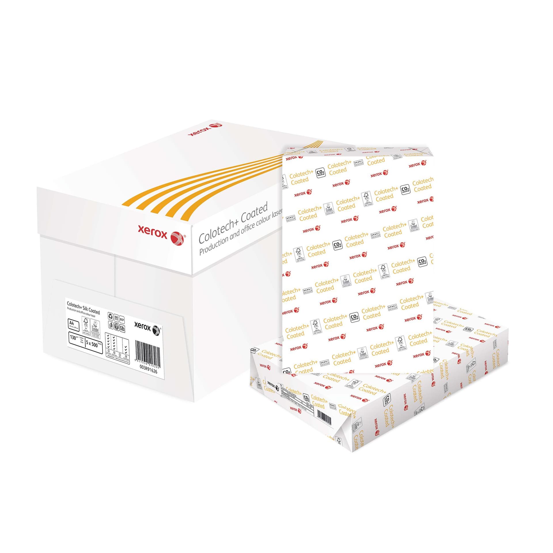 Laserpapier Xerox Colotech+ silk coated A4 170gr wit 250 vel 4