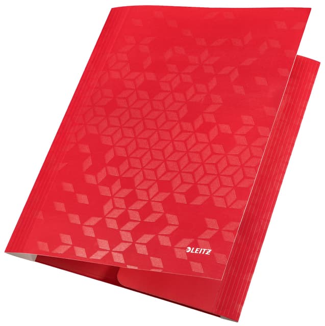 Elastomap Leitz WOW A4 3 kleppen rood 3