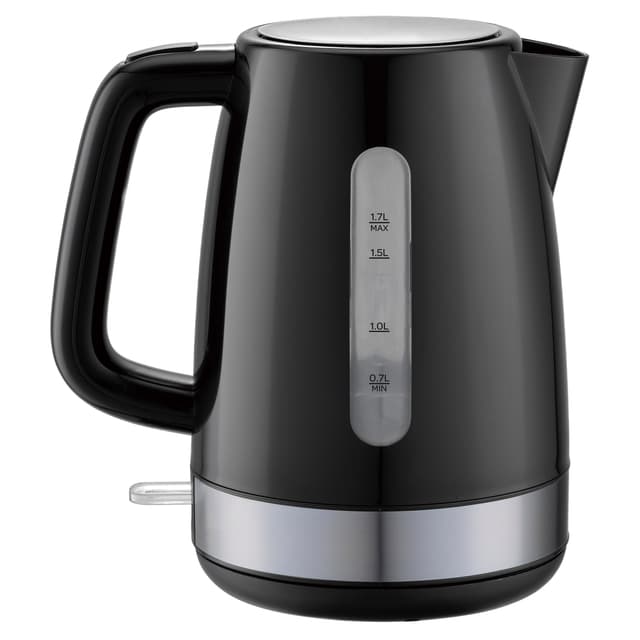 Waterkoker Inventum 1.7 liter zwart met rvs 2