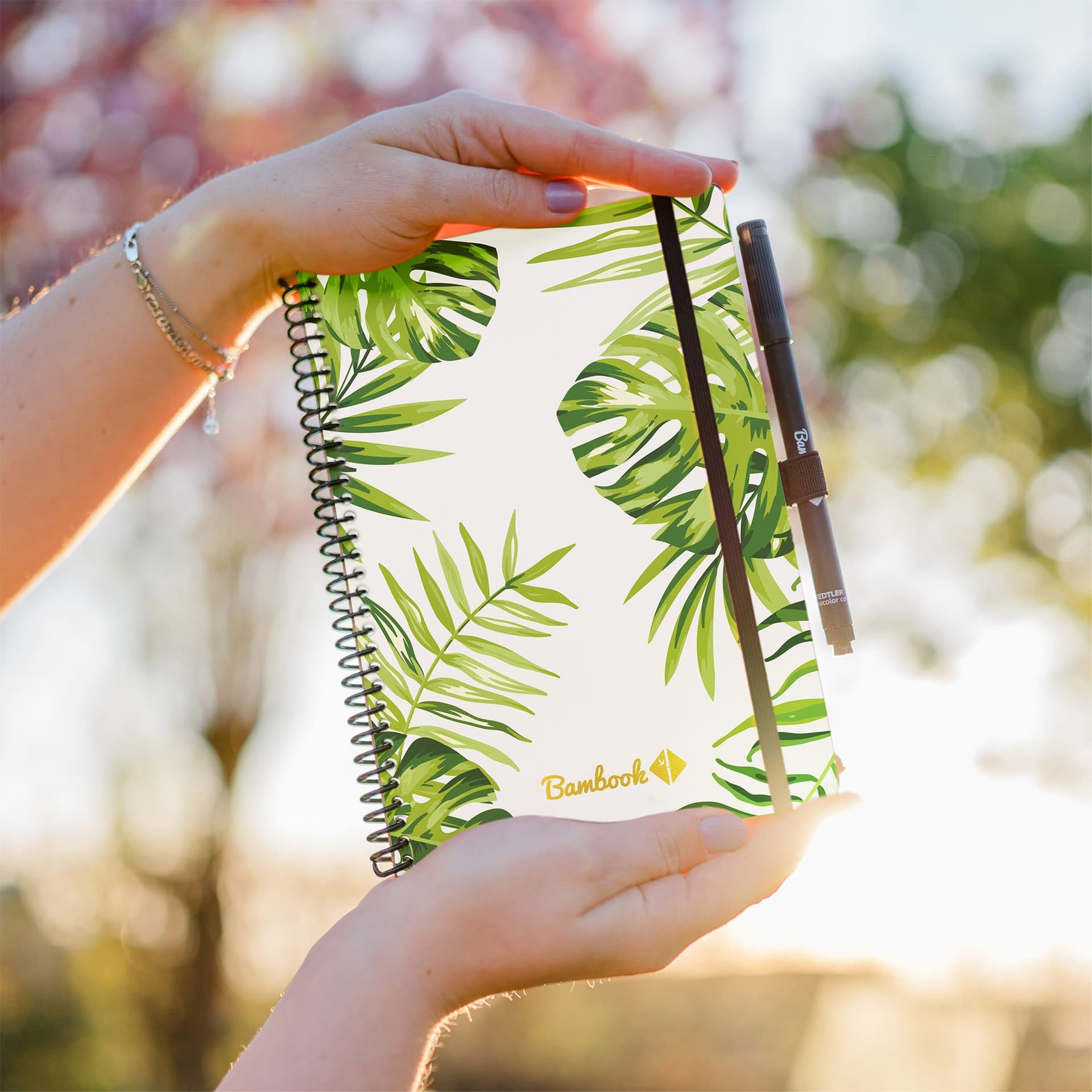 Notitieboek Bambook Original Tropical A5 lijn 40 pagina's uitwisbaar 2