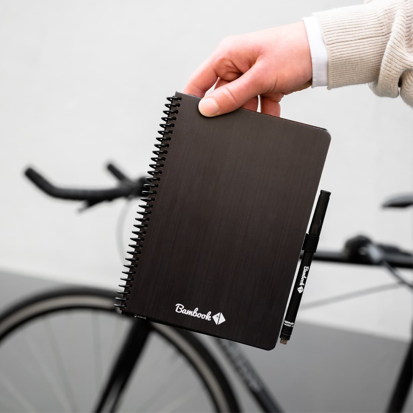 Notitieboek Bambook Original zwart A5 lijn 40 pagina's uitwisbaar 2