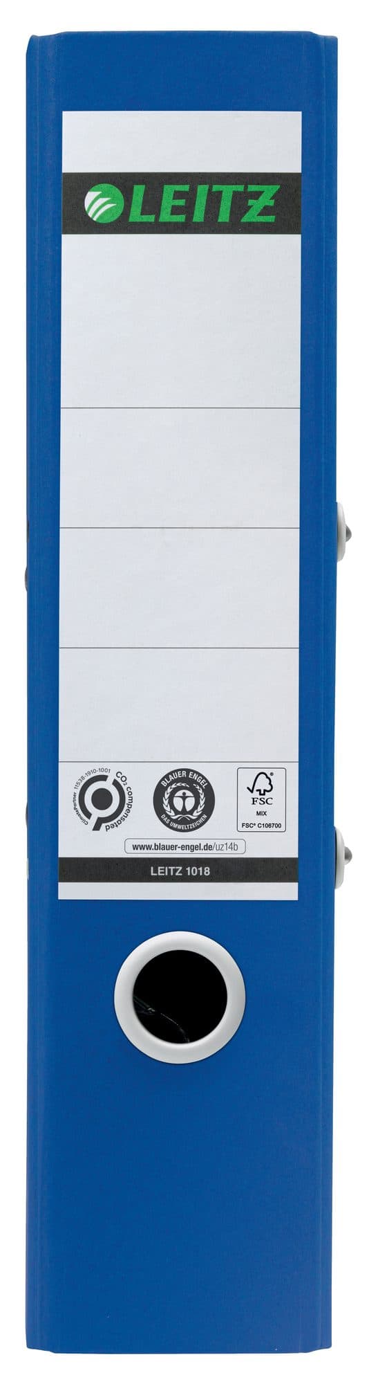 Ordner Leitz  Recycle 180° 80mm karton A4 blauw 4