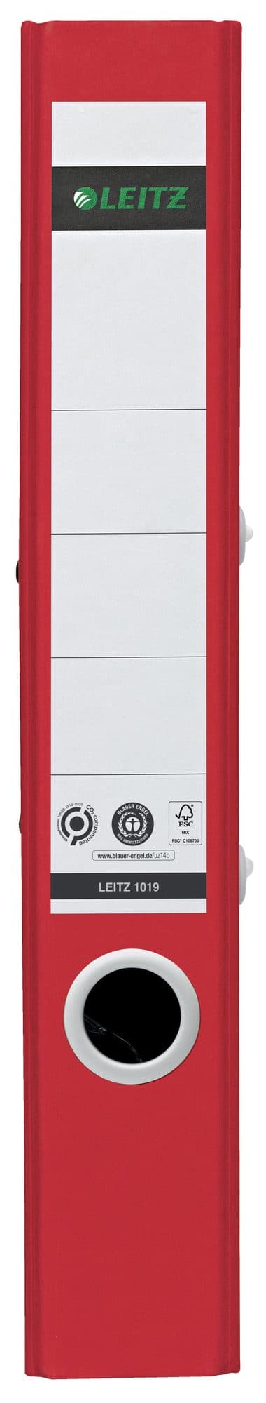 Ordner Leitz Recycle 180° 50mm karton A4 rood 4