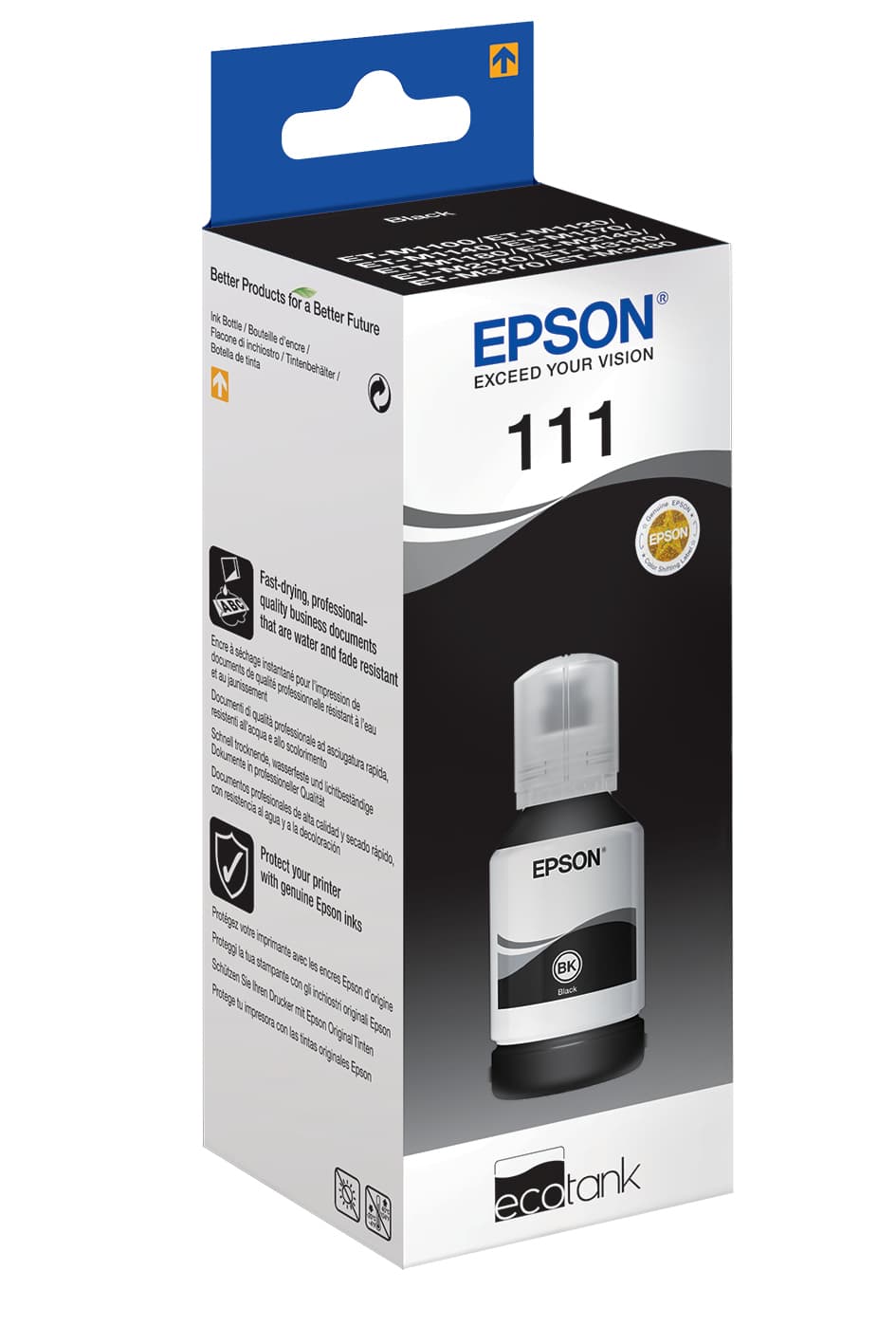 Navulinkt Epson 111 T03M zwart 2
