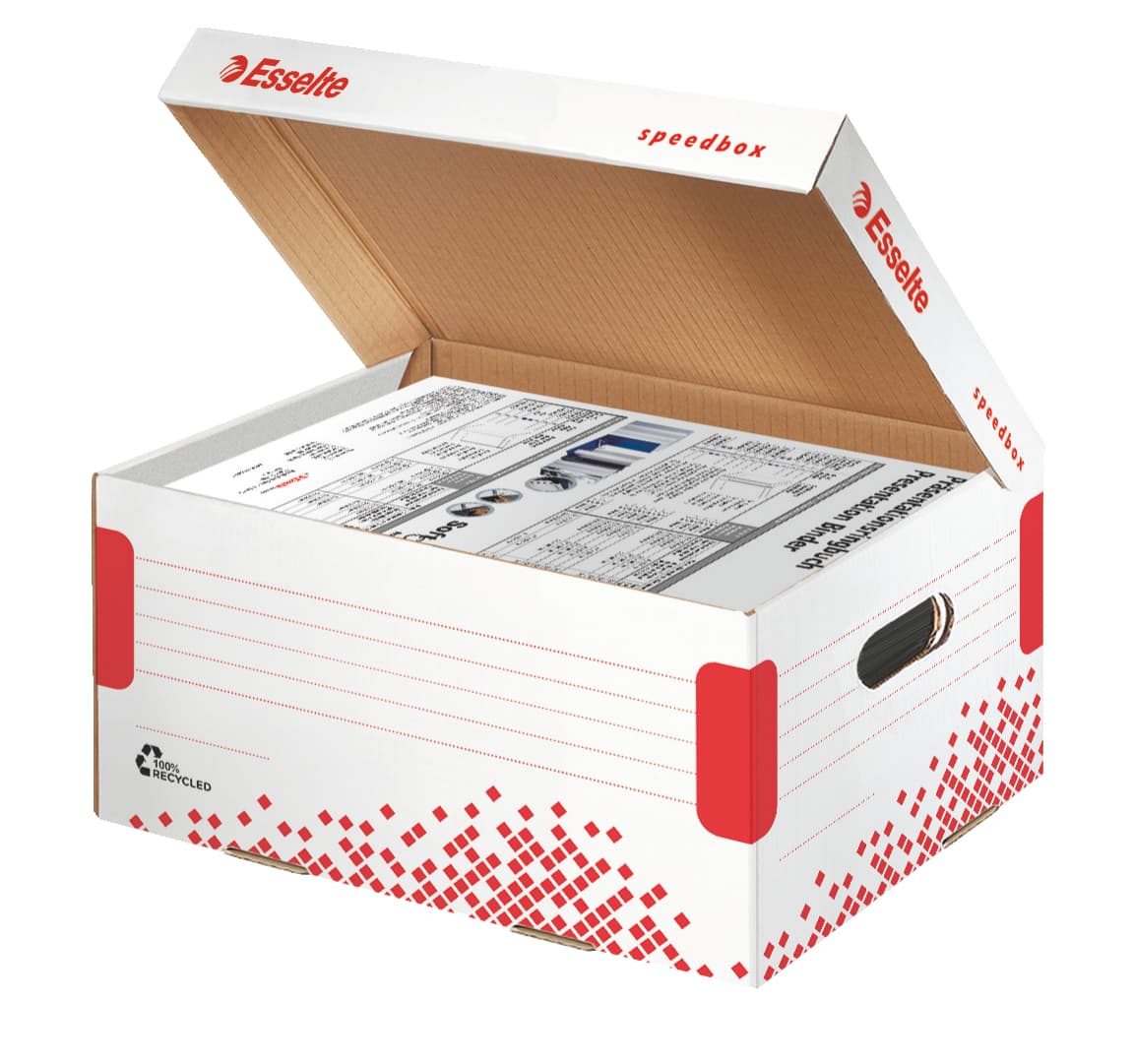 Opberg- en transportdoos Esselte Speedbox 355x193x252mm wit 2