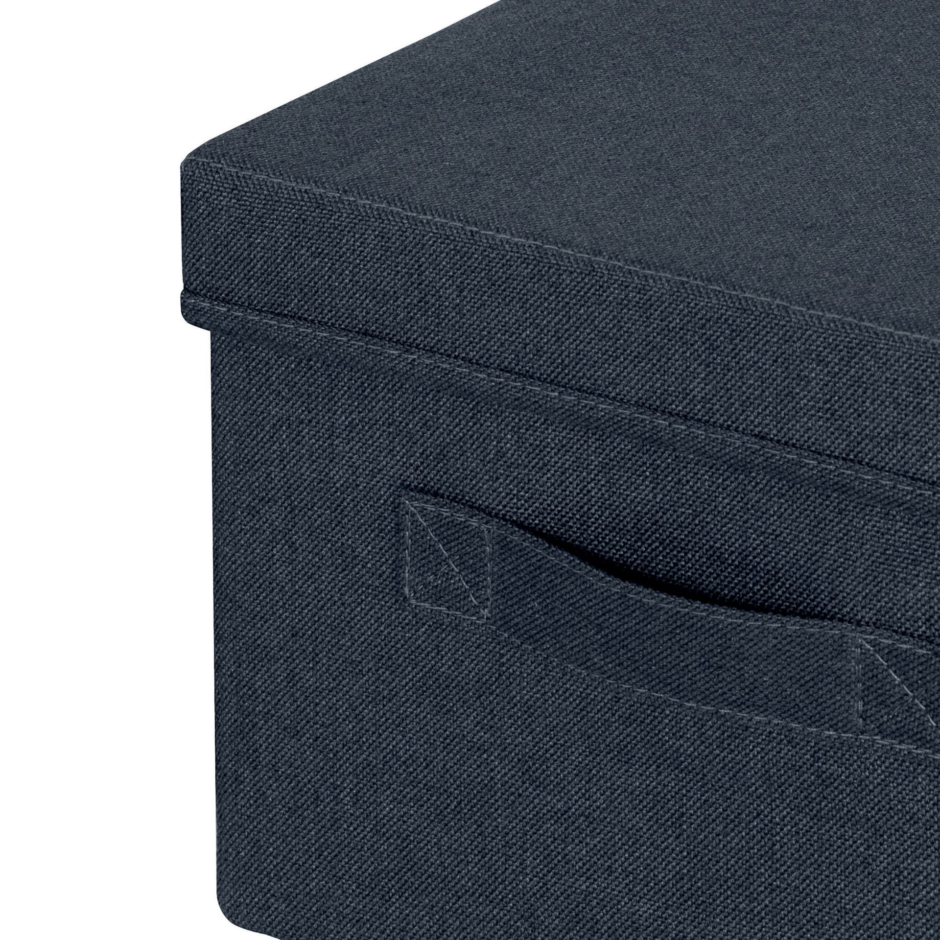 Opbergdoos Leitz gestoffeerd met deksel 285x203x380mm grijs 2 st 5