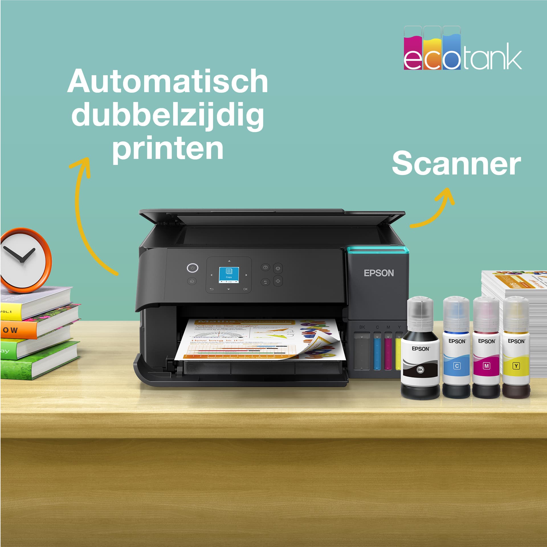 Multifunctional inktjet Epson Ecotank ET-2950 4