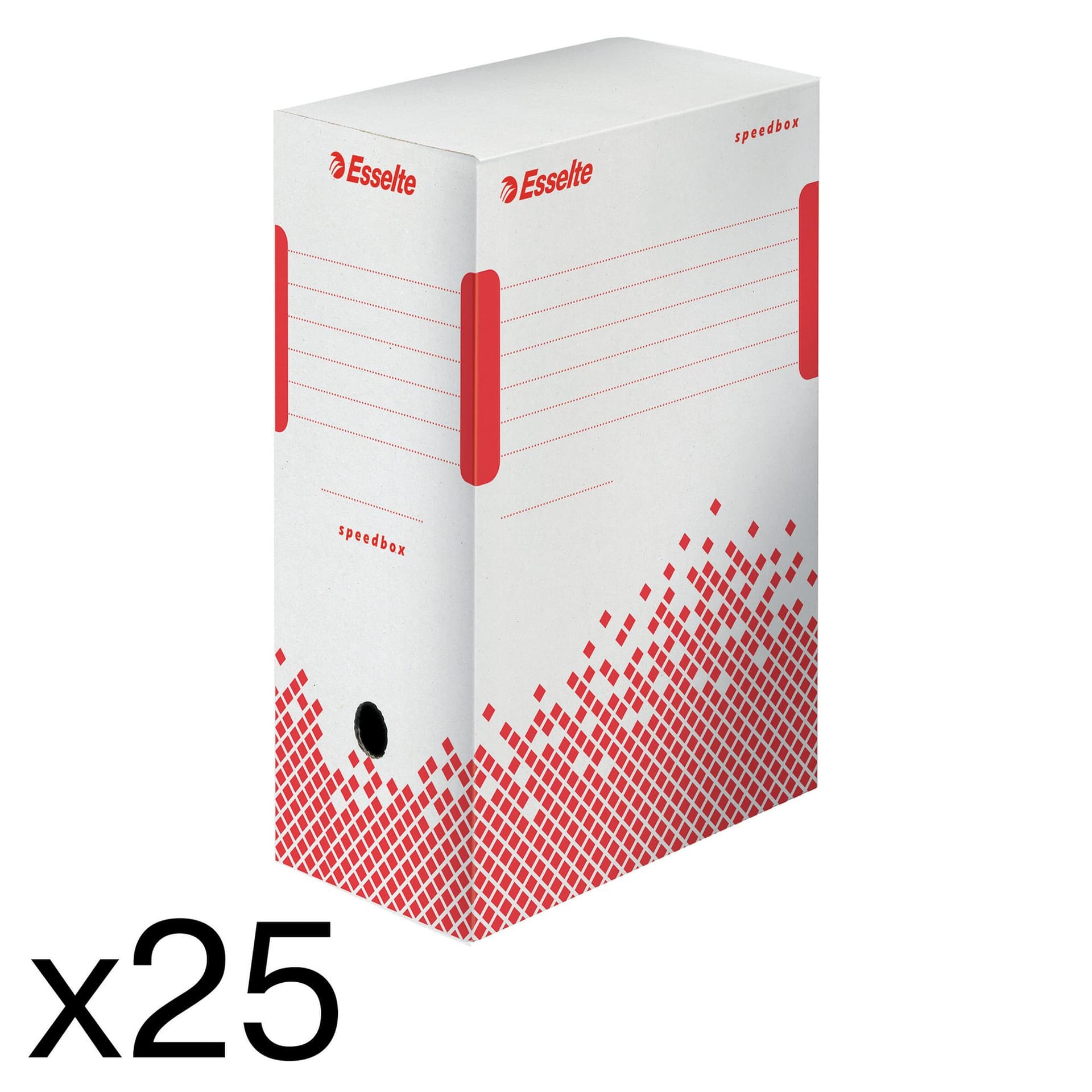Archiefdoos Esselte Speedbox 150x250x350mm wit 2