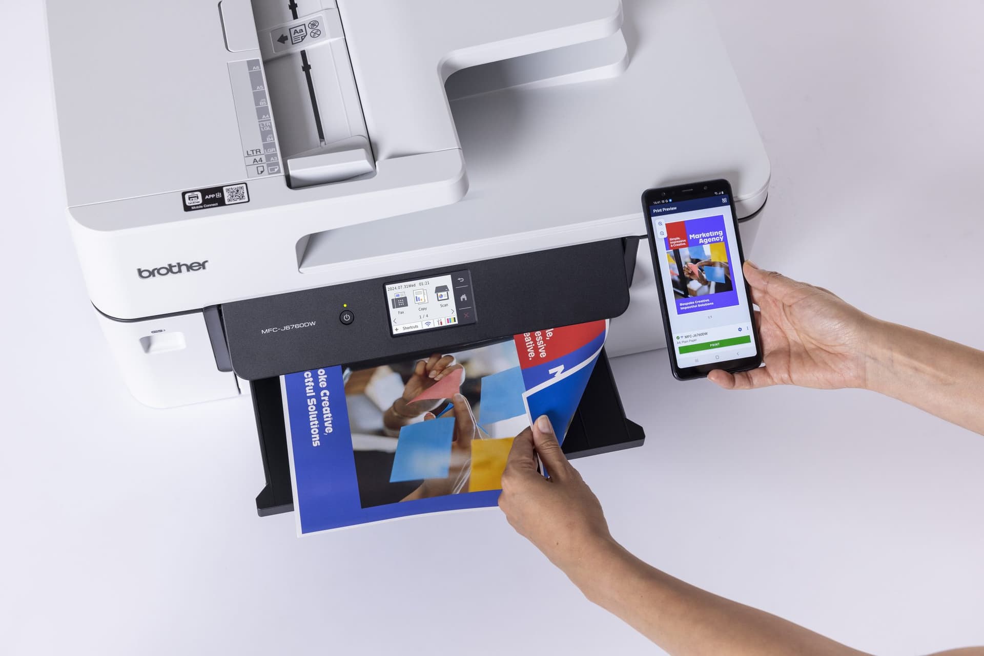 Multifunctional inktjet printer Brother MFC-J6760DW 7
