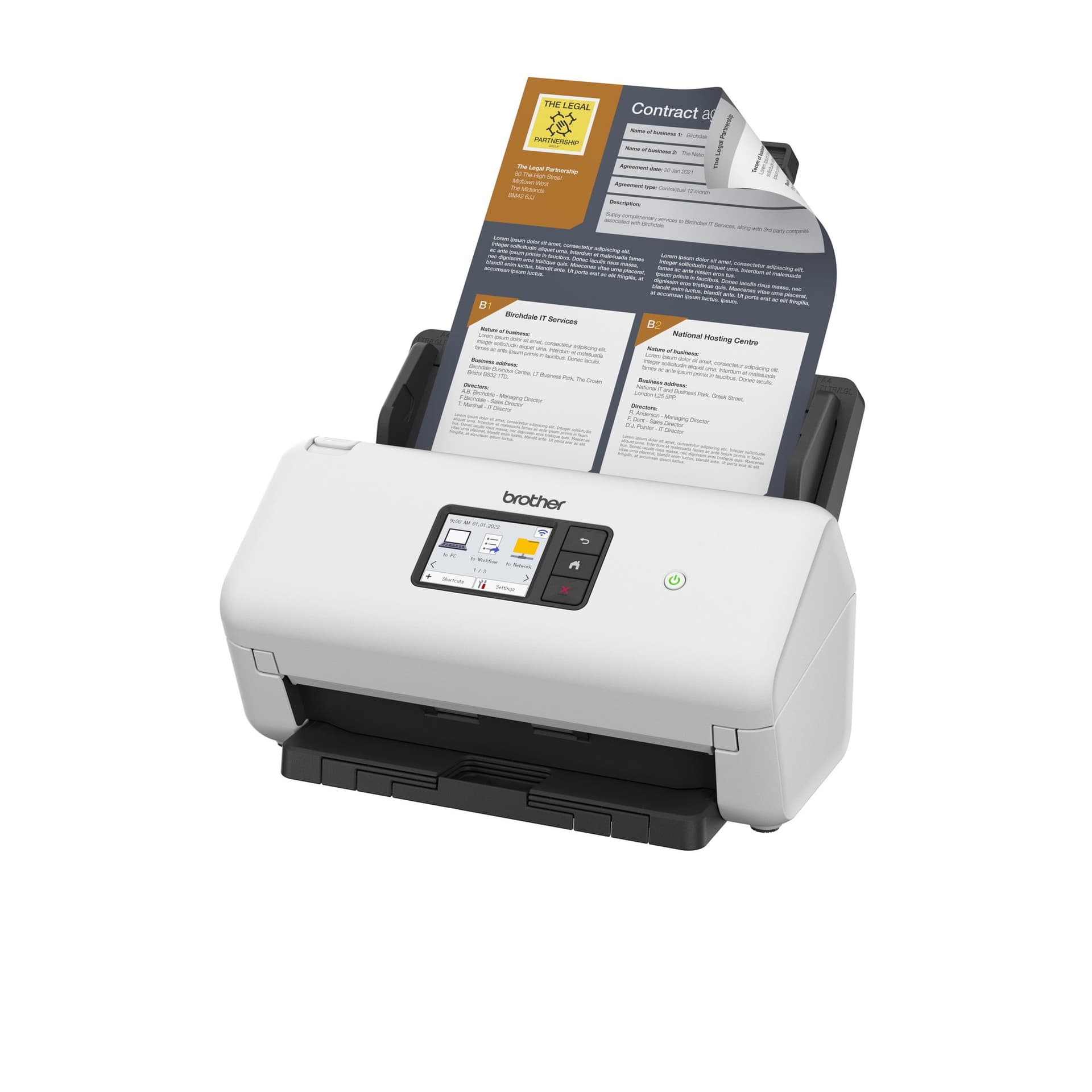 Scanner Brother ADS-4550W 2