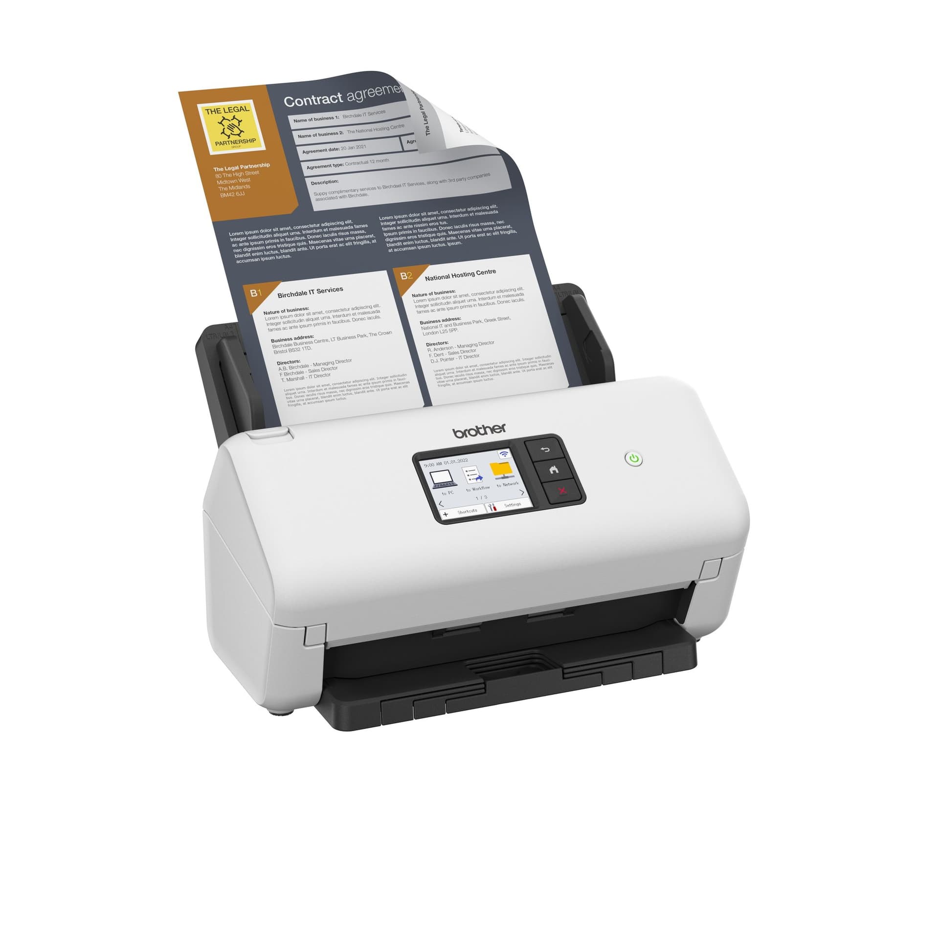 Scanner Brother ADS-4550W 3