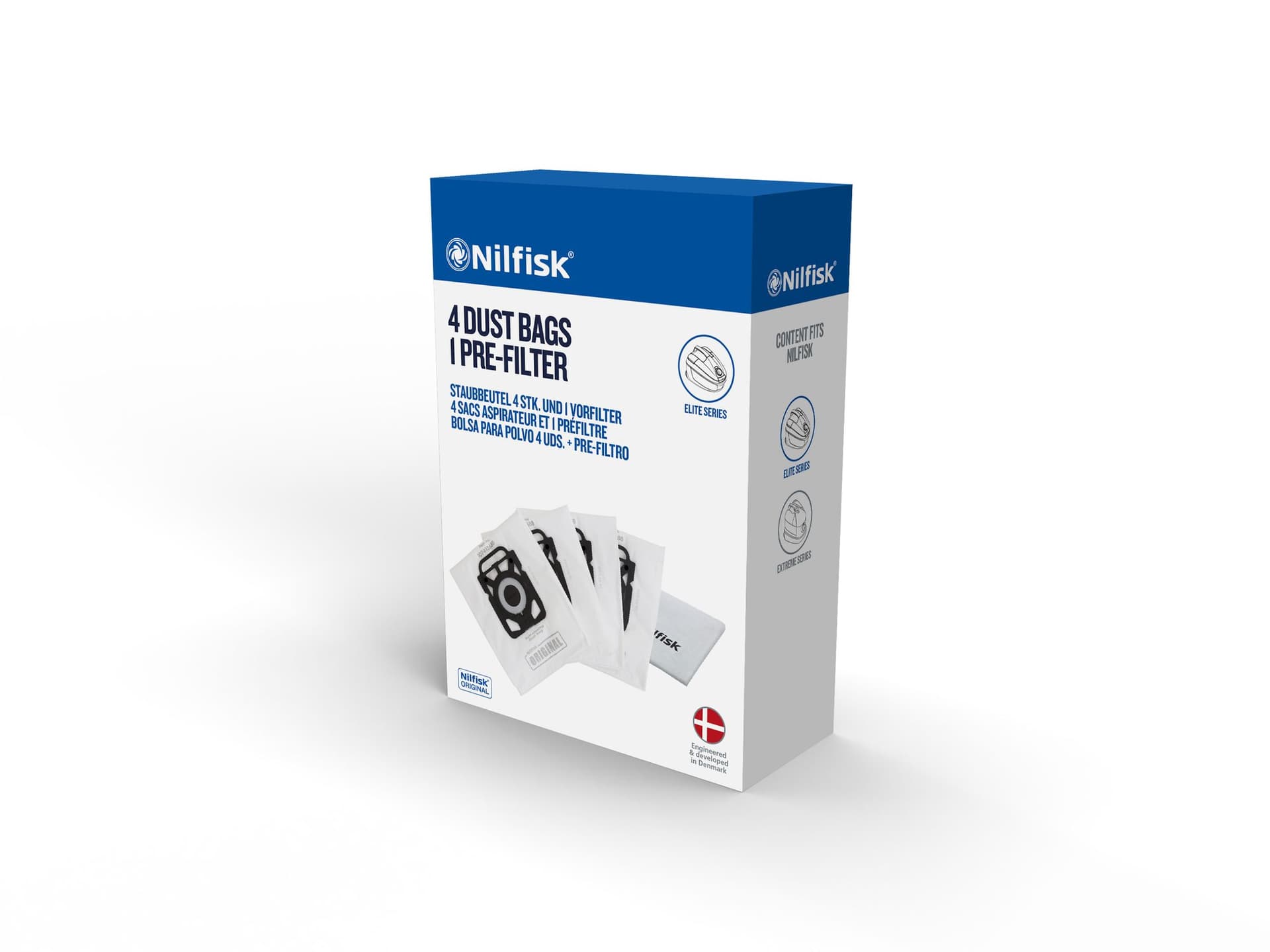 Stofzuigerzak Nilfisk standard Elite Extreme King 4 stuks