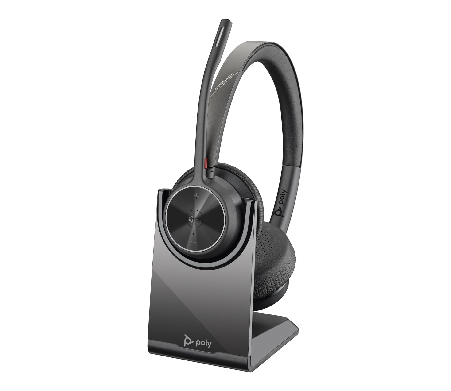 Headset HP POLY Voyager 4320-M met BT700 dongle en oplaadstatief 3