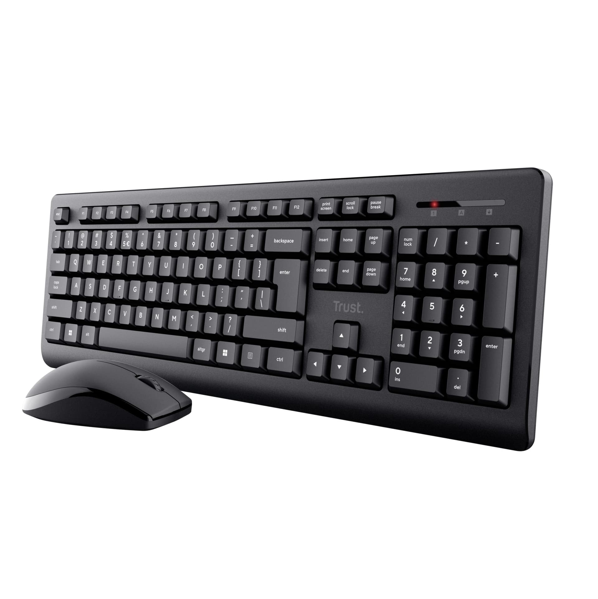 Toetsenbord Trust Primo draadloos + muis QWERTY 2
