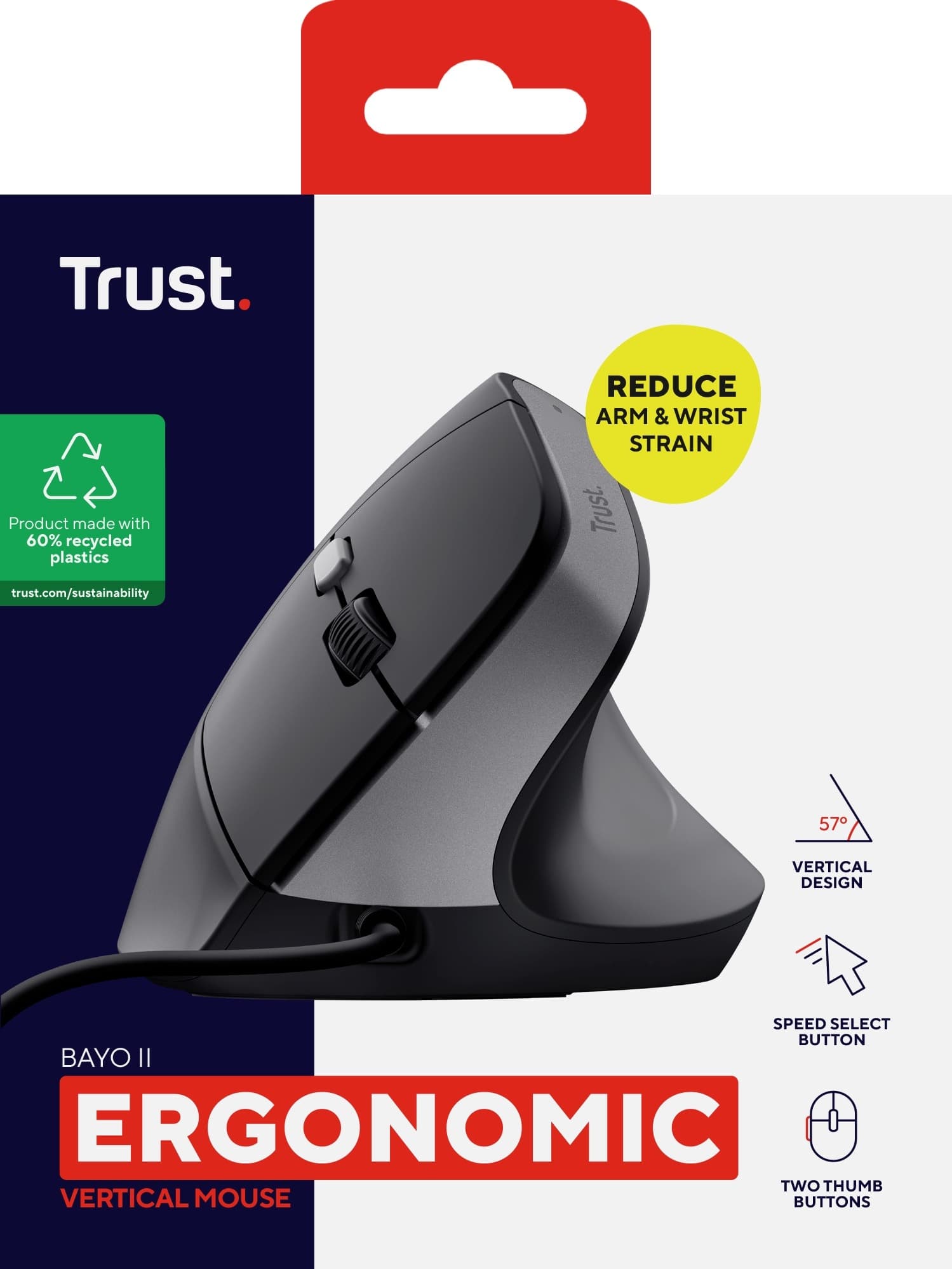 Muis Trust Ergonomisch BAYO II 3