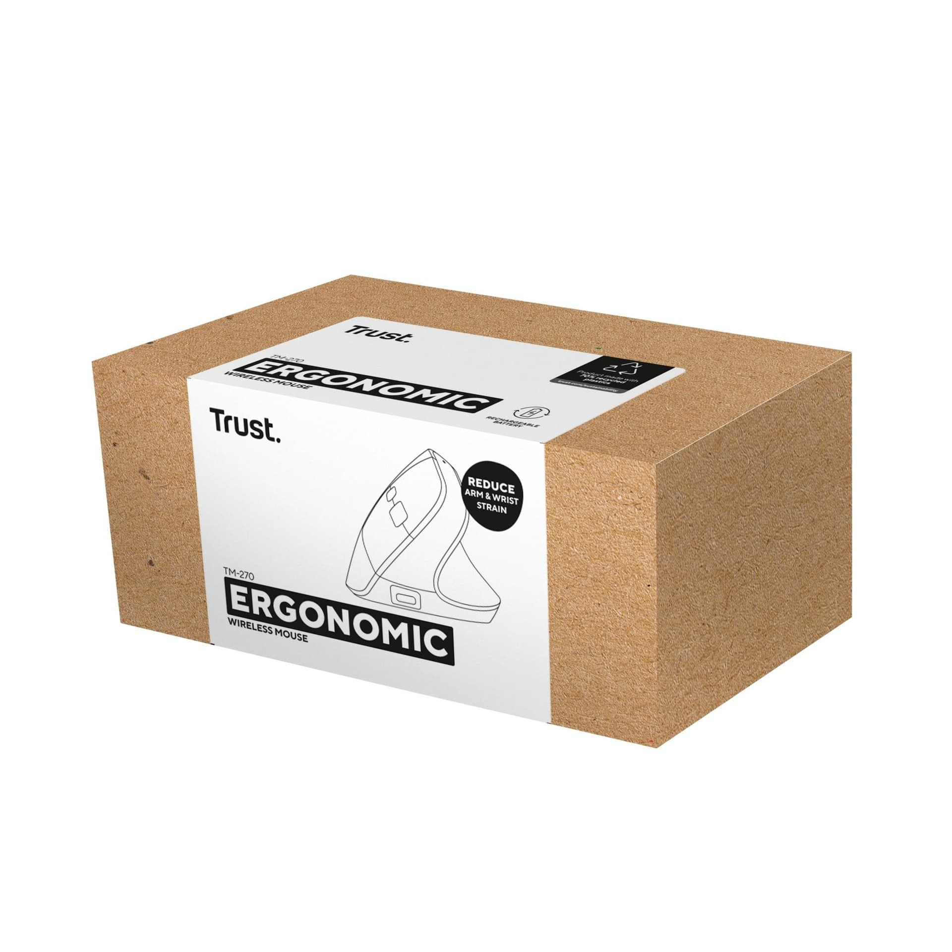Muis Trust Ergonomisch TM-270 draadloos 3