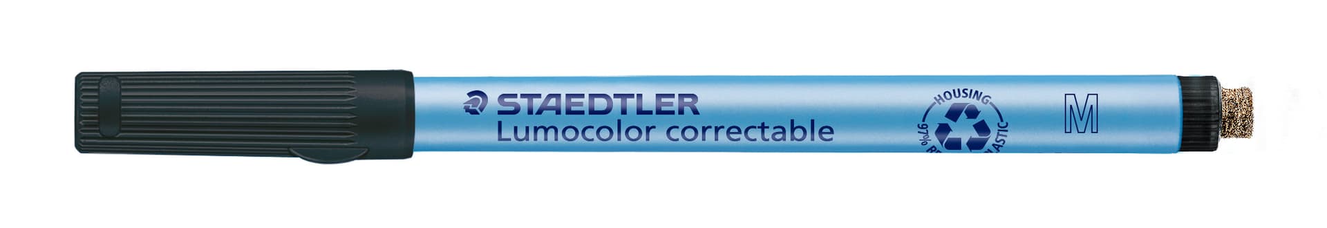 Viltstift Staedtler Lumocolor 305 non permanent correctable M zwart