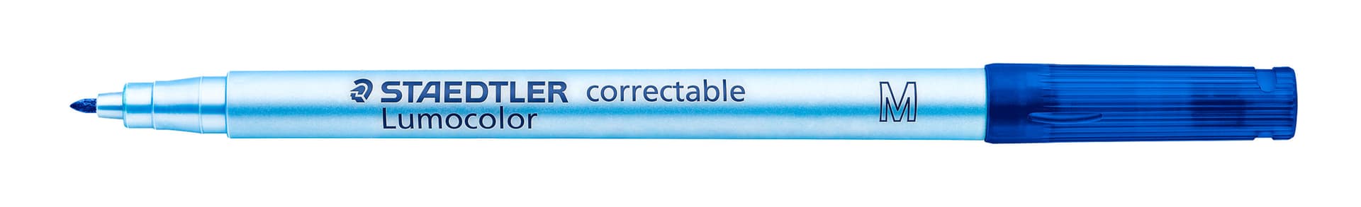 Viltstift Staedtler Lumocolor 305 non permanent correctable M blauw 2