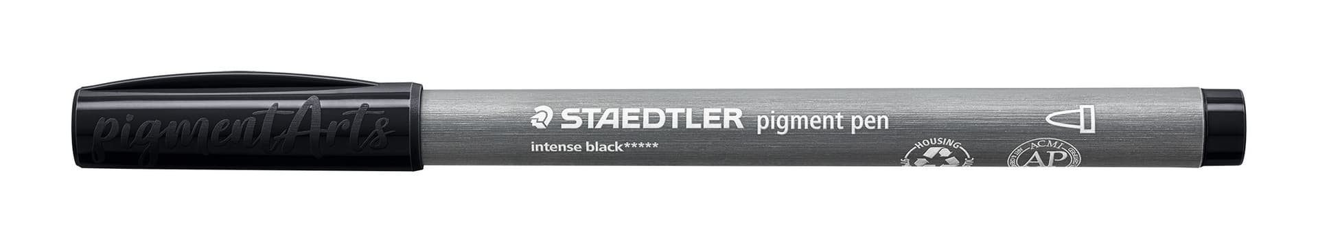 Fijnschrijver Staedtler PigmentArts Intens zwart 2