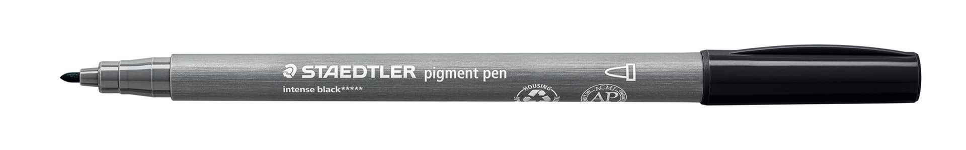 Fijnschrijver Staedtler PigmentArts Intens zwart 3
