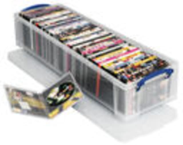 Opbergbox Really Useful 22 liter 800x255x155mm transparant wit 2