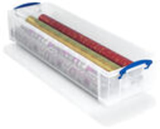 Opbergbox Really Useful 22 liter 800x255x155mm transparant wit 3