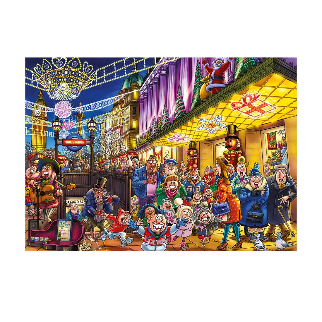 Puzzel Wasgij Christmas 20 - De Geesten van de Kerstmis! 2x1000st (1 puzzle for free) 4