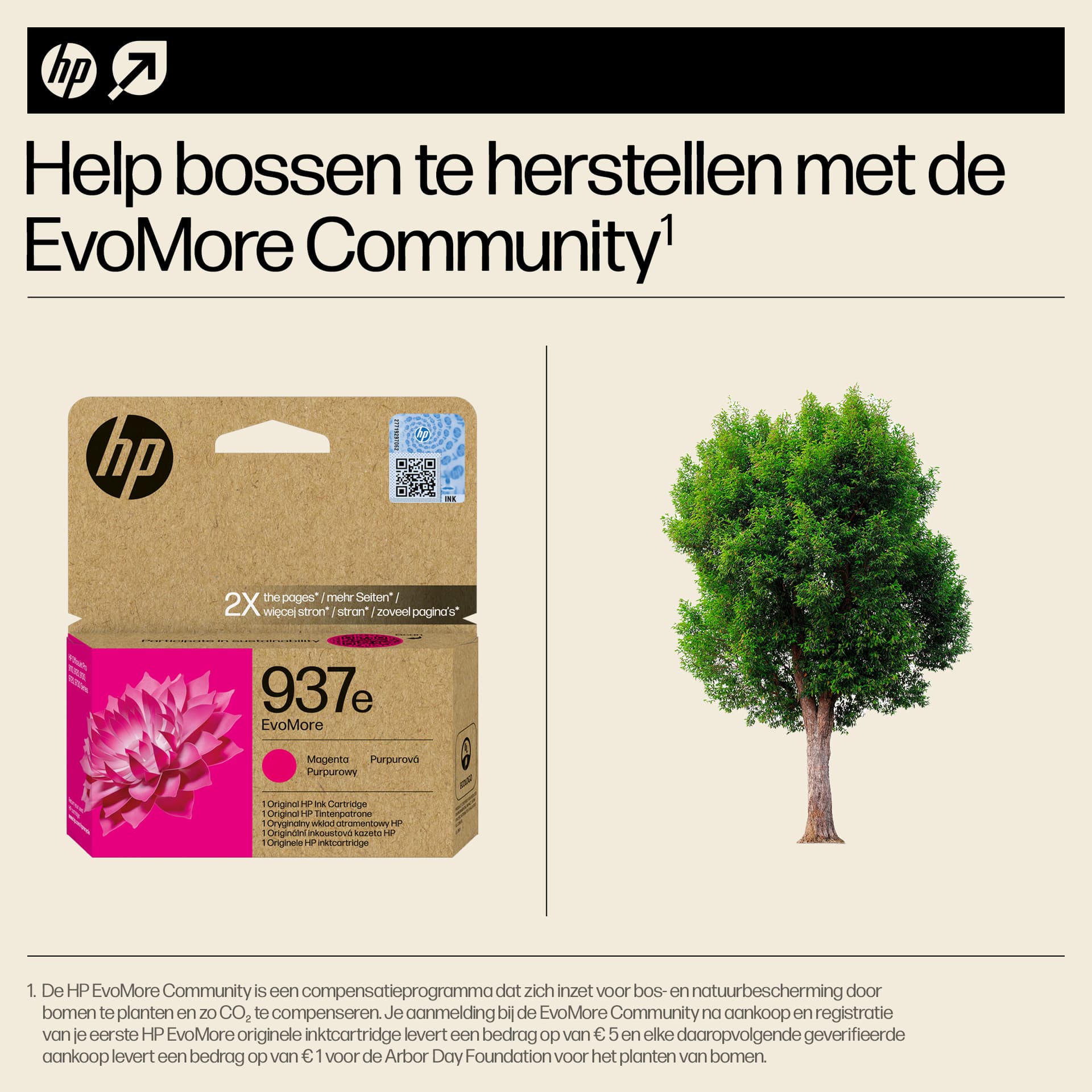 Inktcartridge HP 4S6W7NE 937E Evomore rood 4