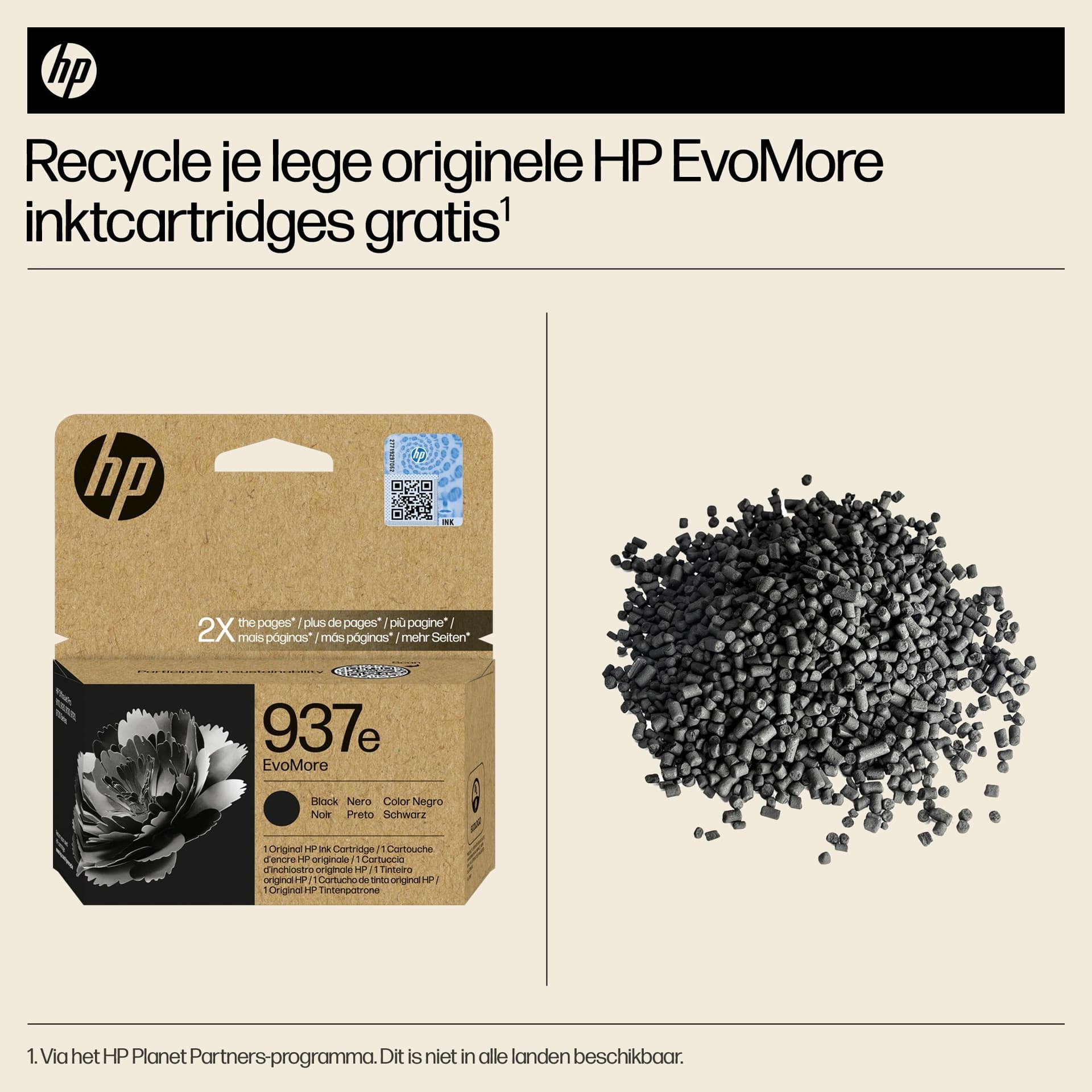 Inktcartridge HP 4S6W9NE 937E Evomore zwart 5