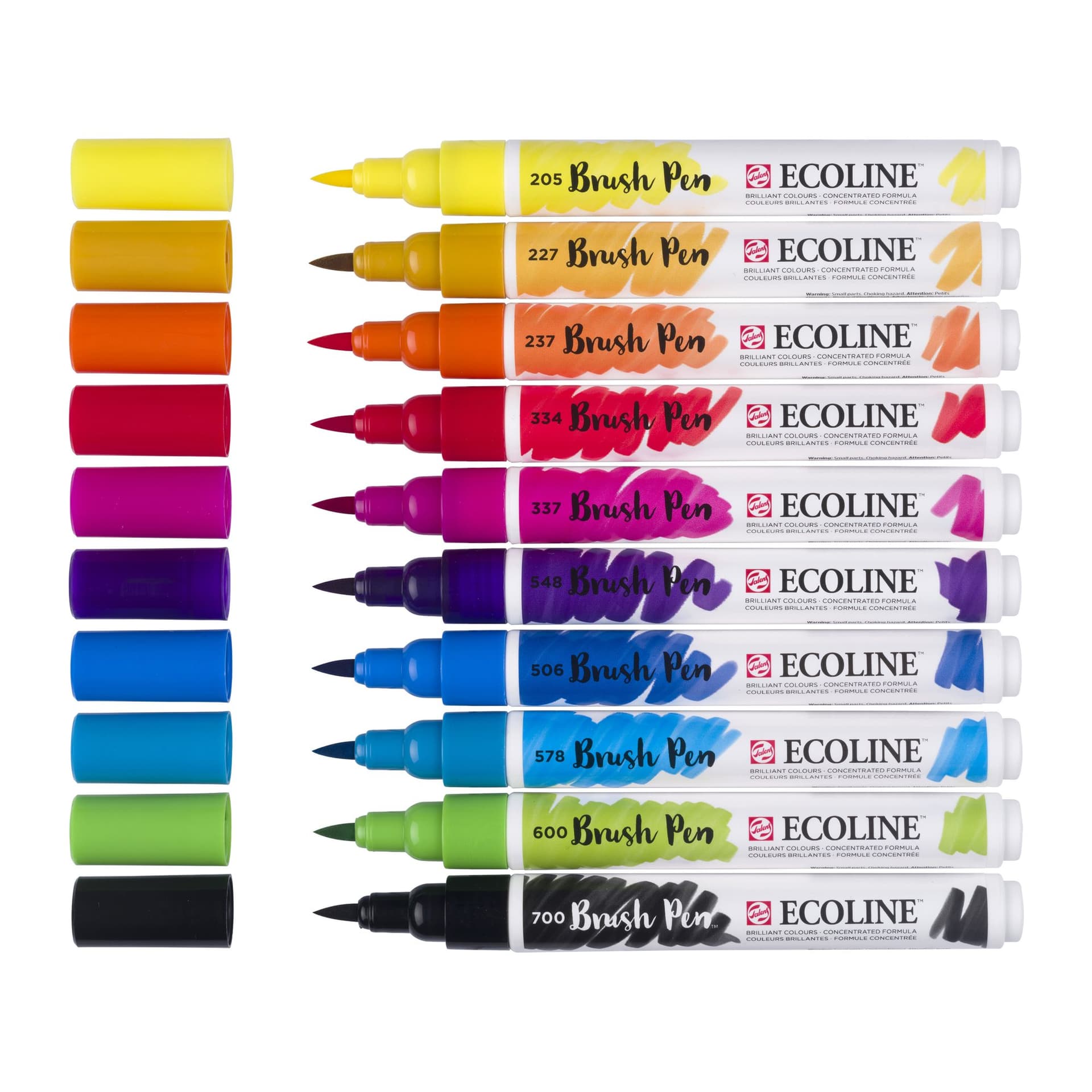 Brushpen Talens Ecoline set à 10 stuks primair 2