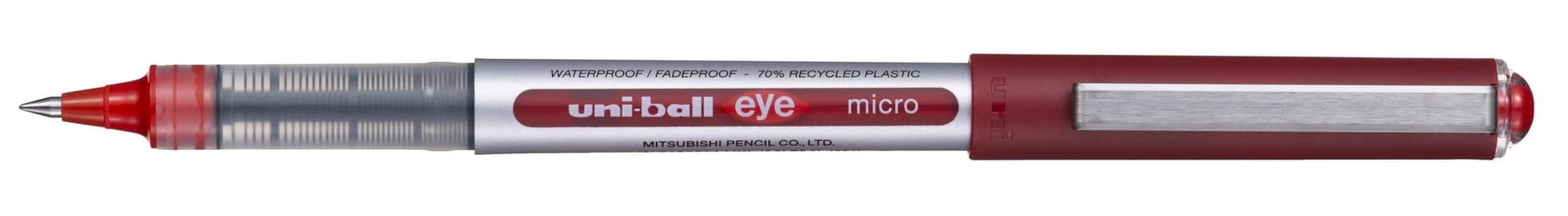 Rollerpen Uni-ball Eye eco 150E fijn rood