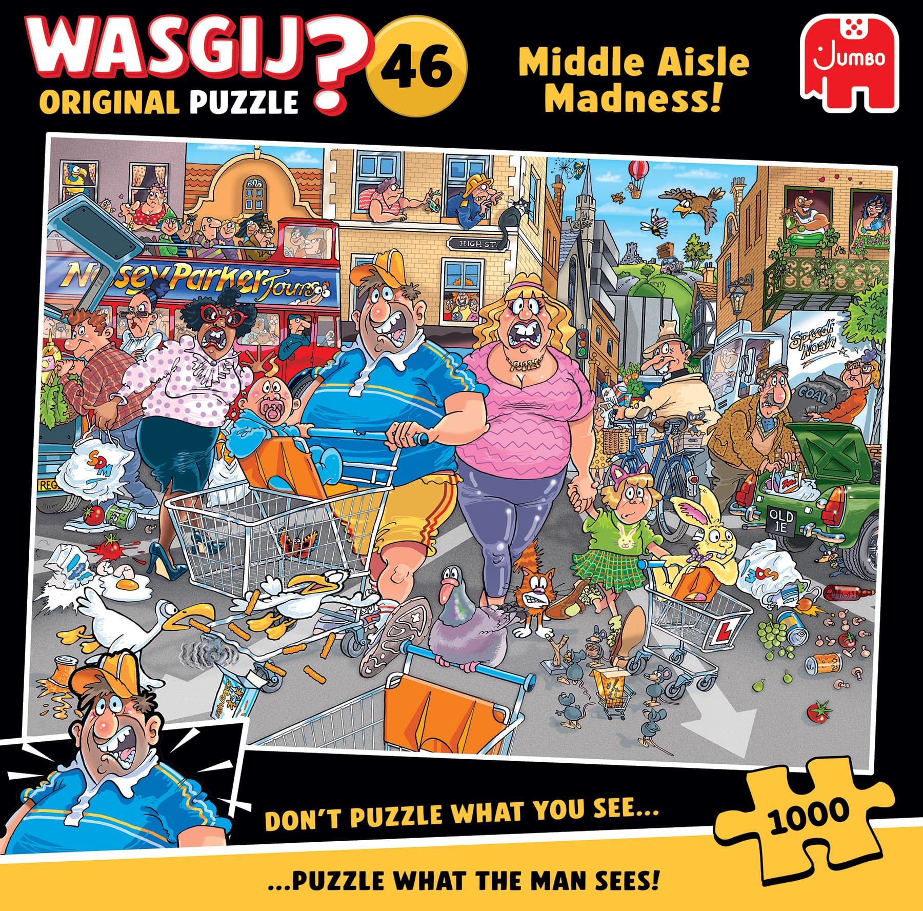 Wasgij Original 46 - Middle Aisle Madness 1000 st 3