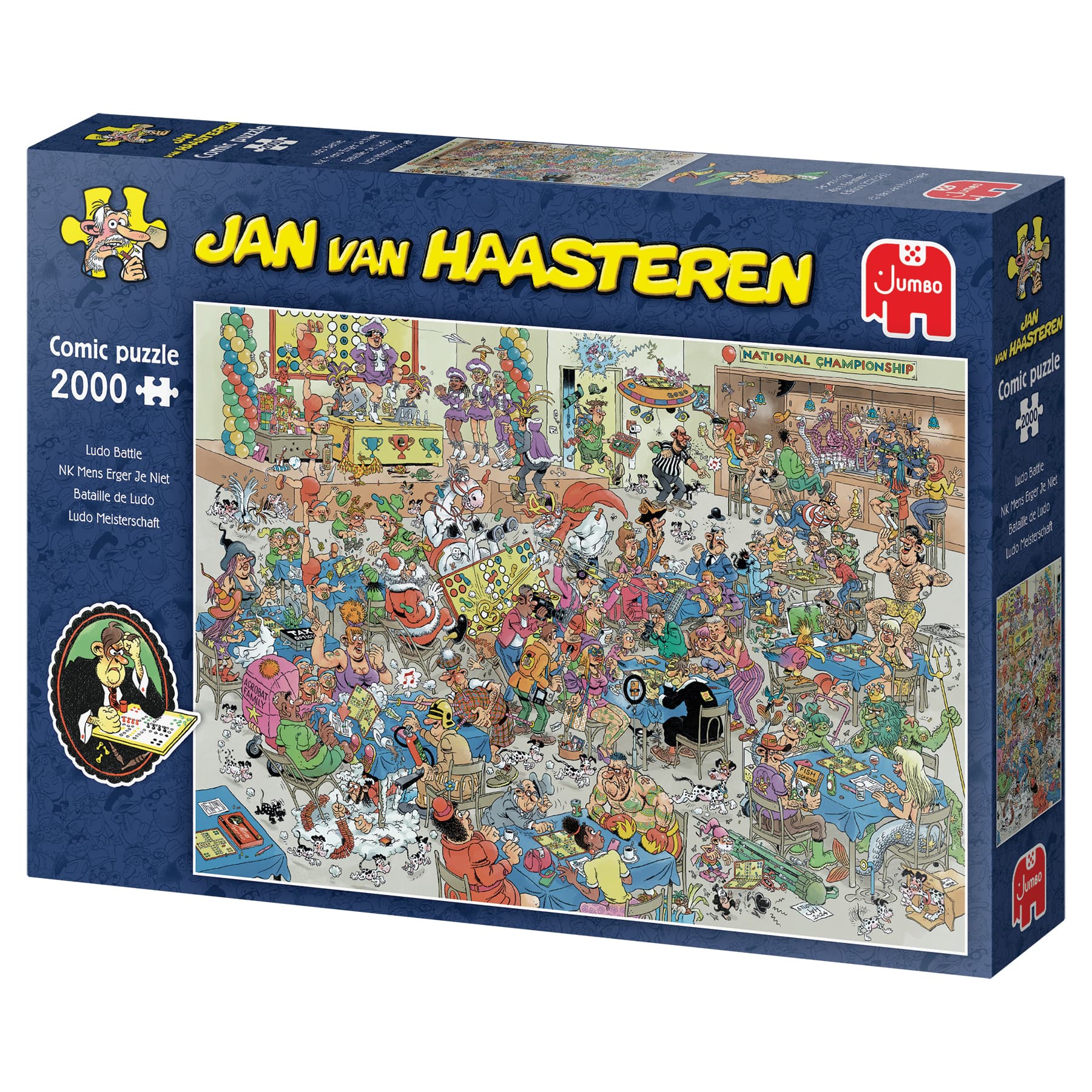 Puzzel Jan van Haasteren NK Mens Erger Je Niet 2000 st 2