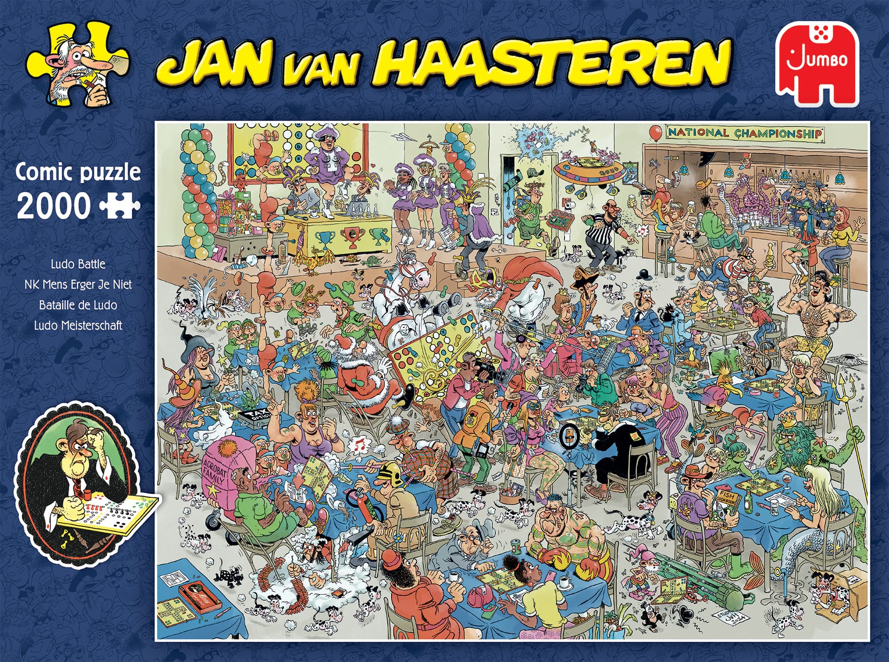 Puzzel Jan van Haasteren NK Mens Erger Je Niet 2000 st 3