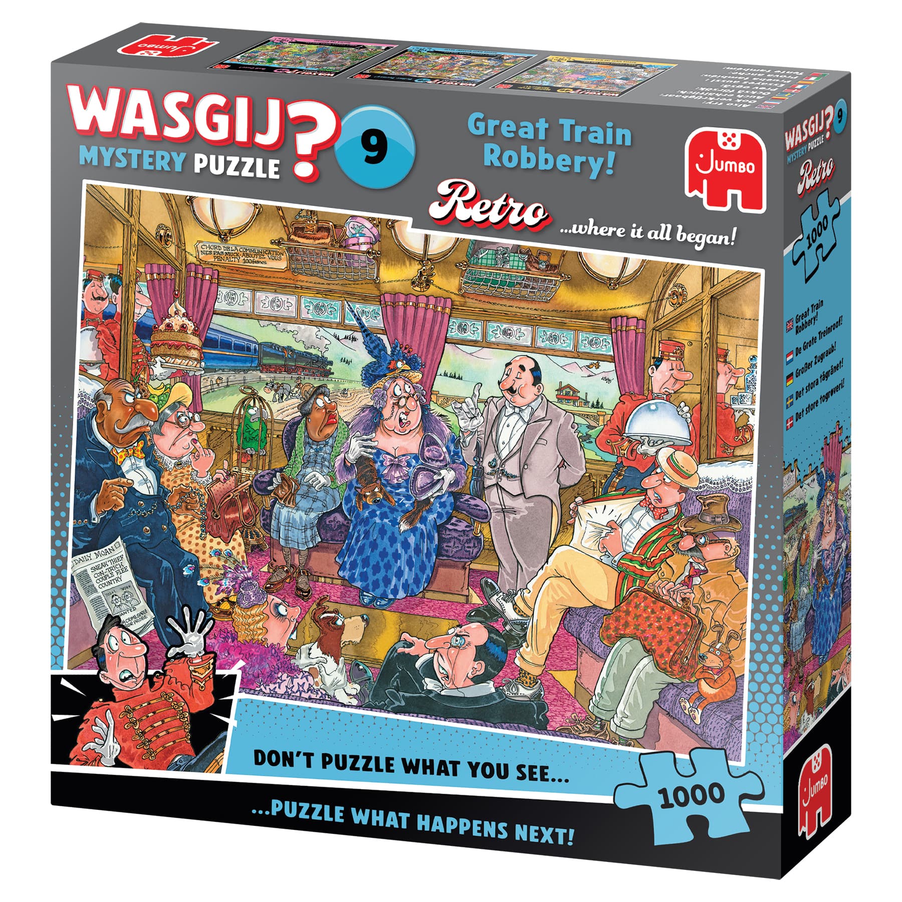 Wasgij Mystery 9 - The Great Train Robbery 1000 st 2