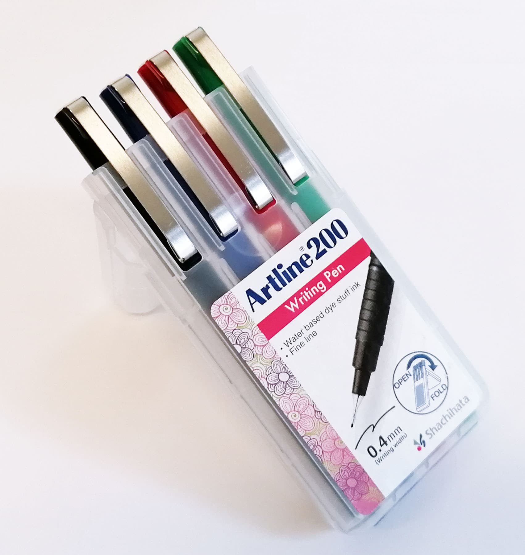 Fineliner Artline 200 rond fijn asssorti 4 stuks 2