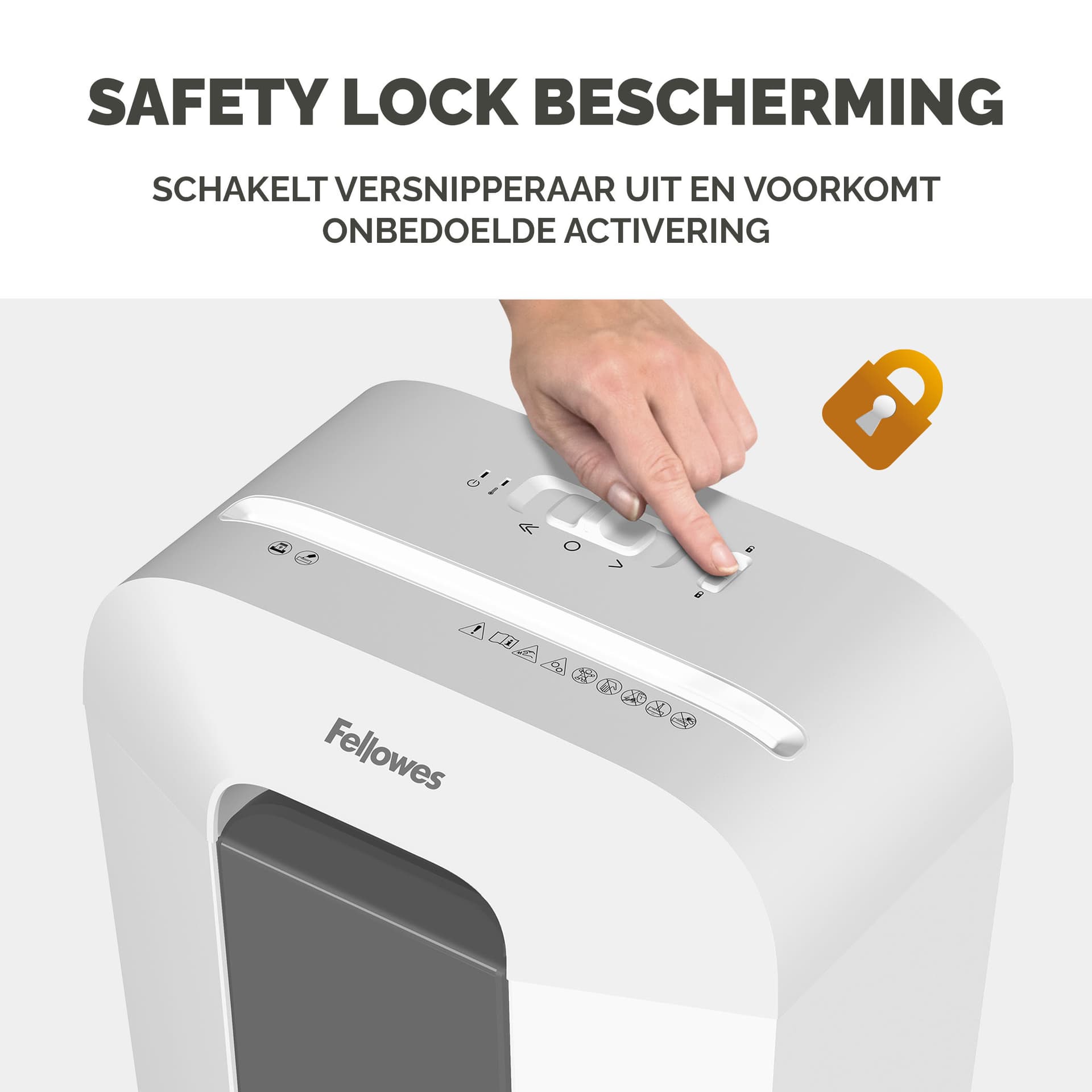 Papiervernietiger Fellowes Powershred LX50 snippers 4x37mm wit 5