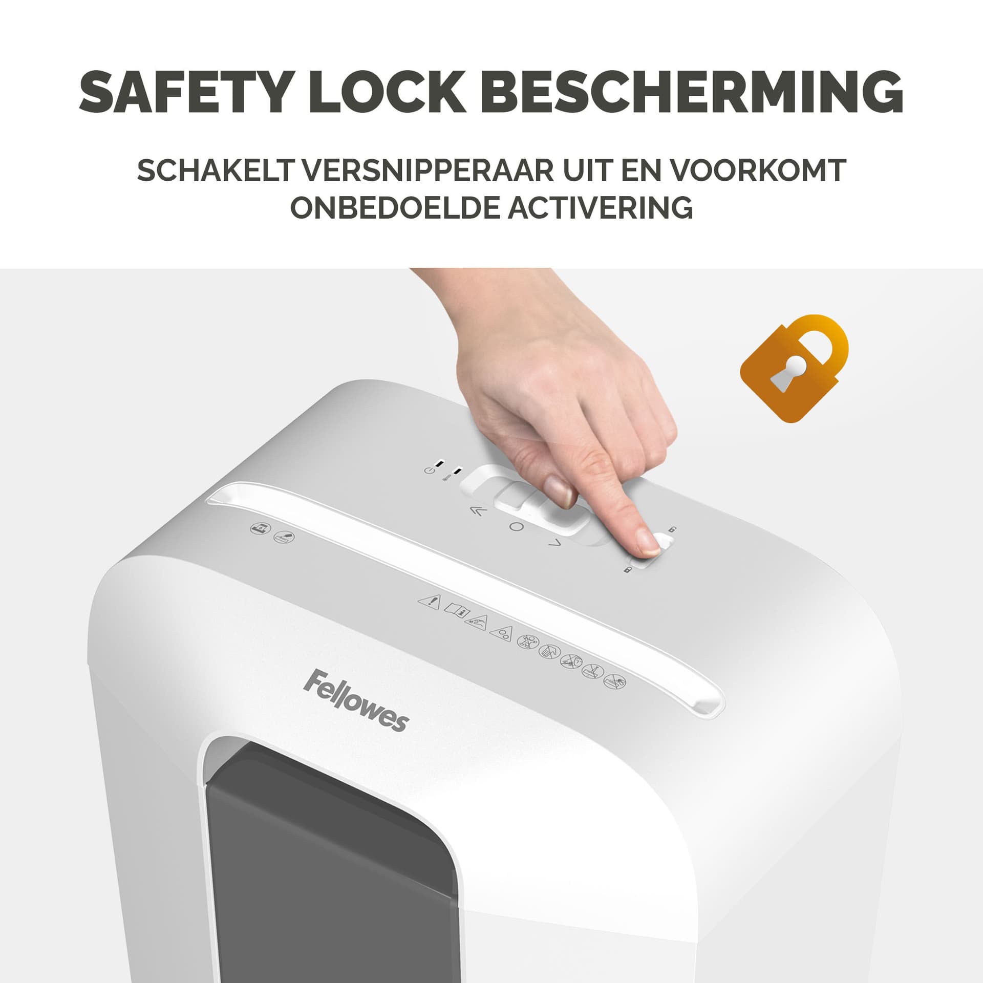 Papiervernietiger Fellowes Powershred LX25 snippers 4x37mm wit 5