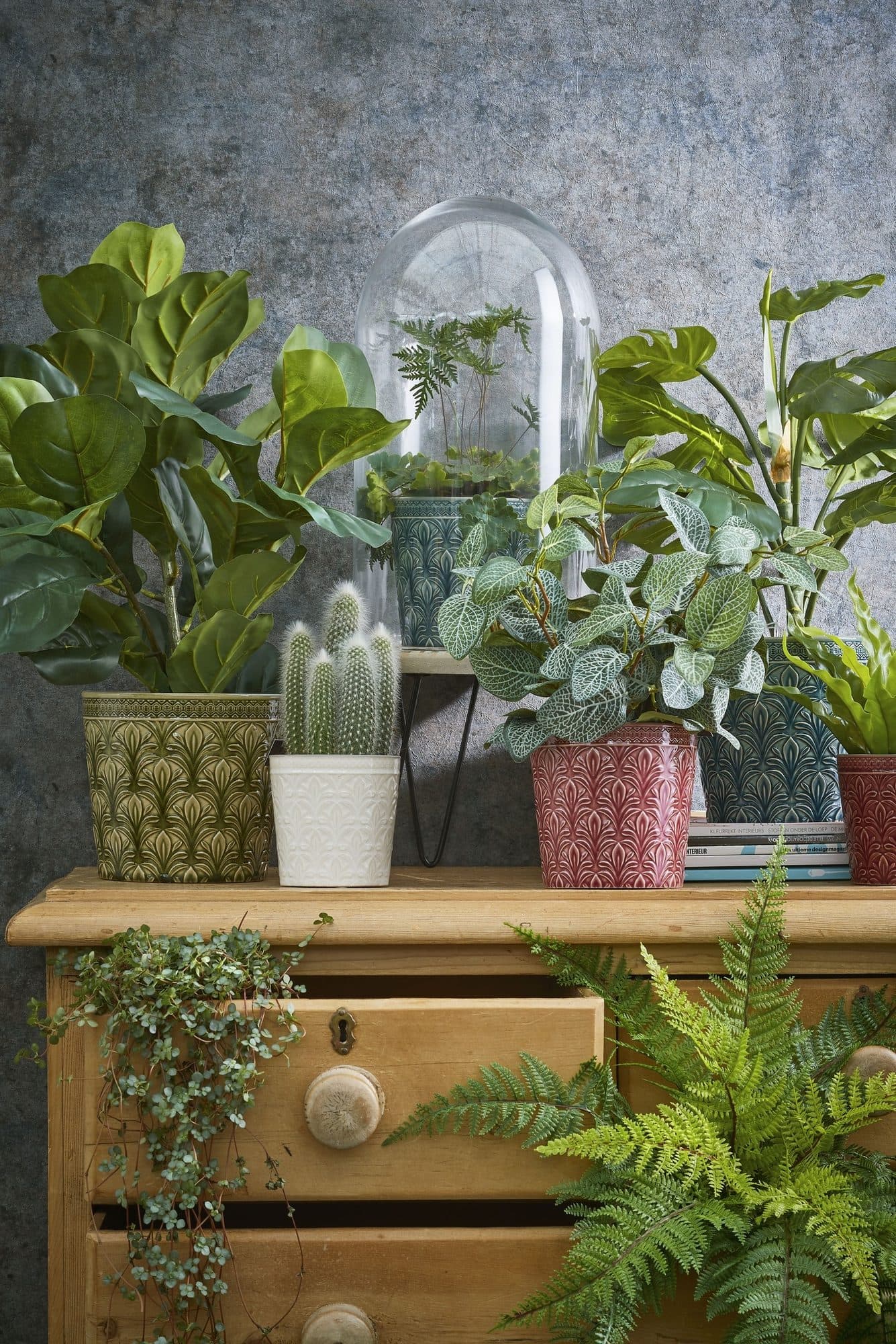 Kunstplant Mica Pilea in pot Ø11,5cm 35x25cm 3