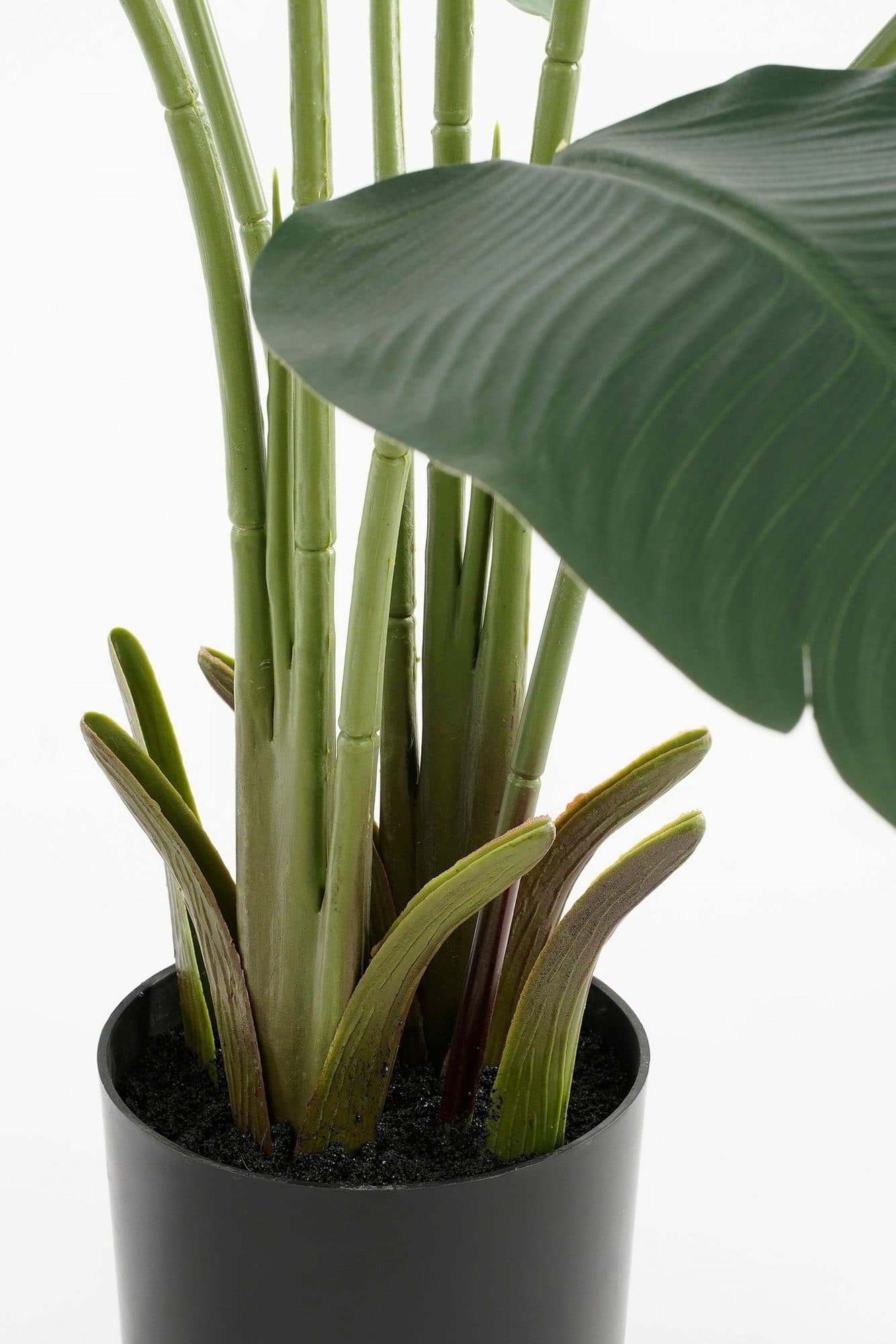 Kunstplant Mica Bananen boom in plastic pot 180x30cm 5