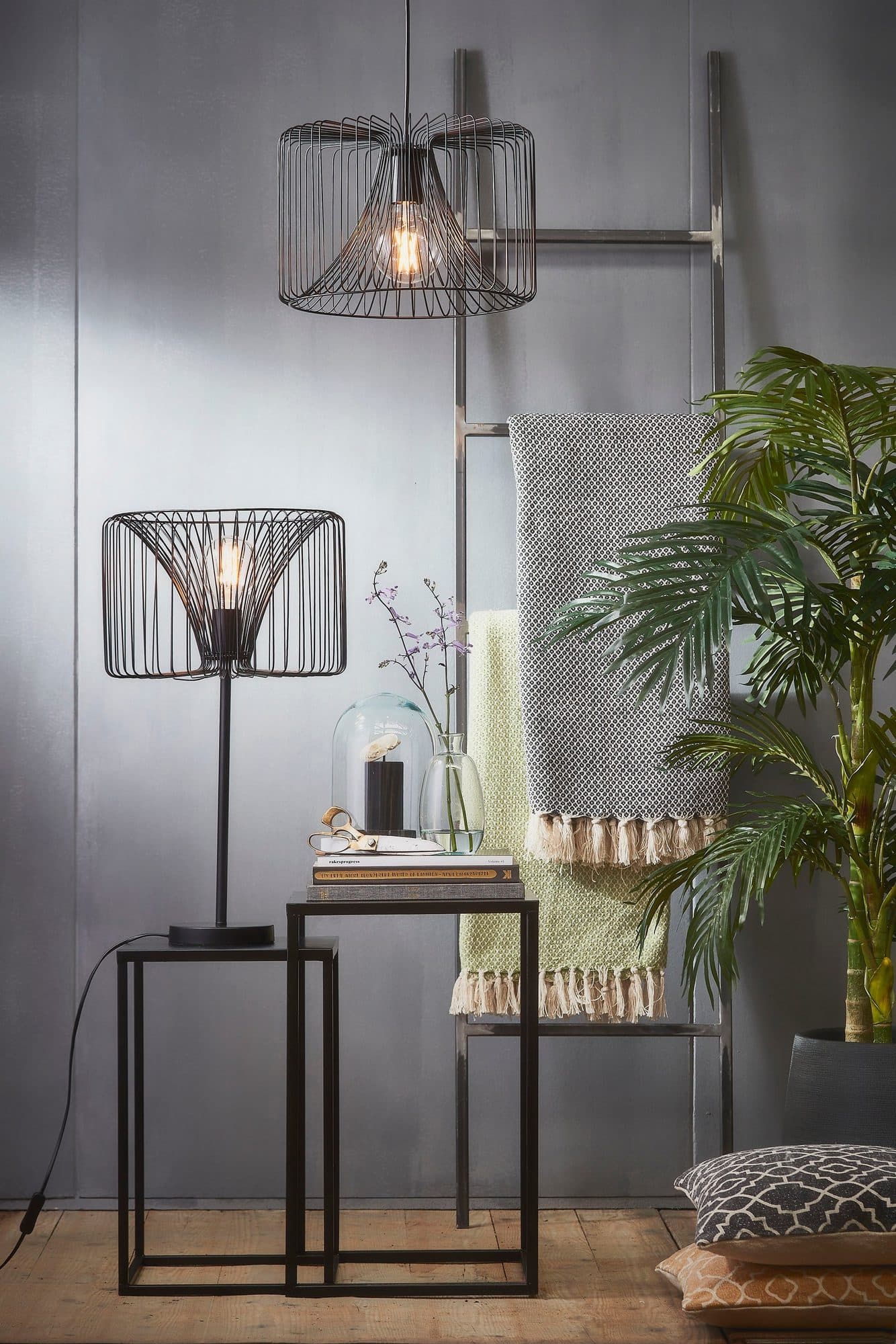 Kunstplant Mica Areca palm in plastic pot 150x100cm 5