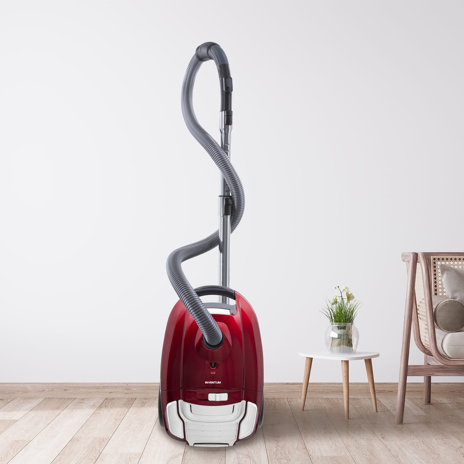 Stofzuiger Inventum ST306RZA 700W 3L rood/zwart 4