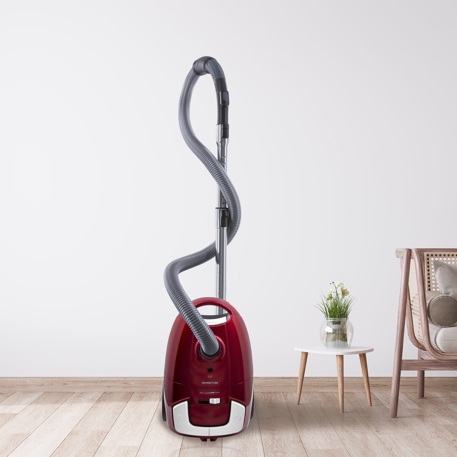 Stofzuiger Inventum ST154RZA 700W 1.5L rood/zwart 4