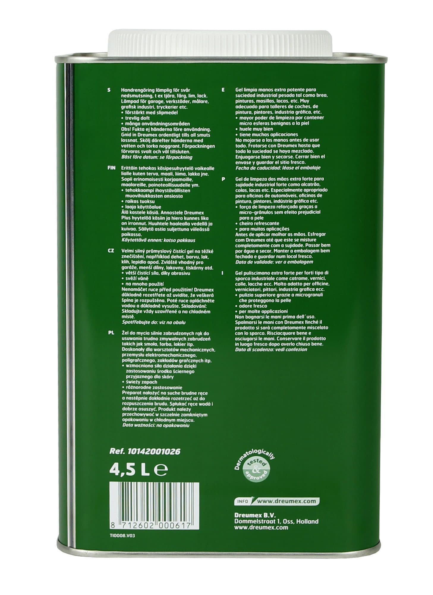 Handreiniger Dreumex Plus blik 4.5L 4