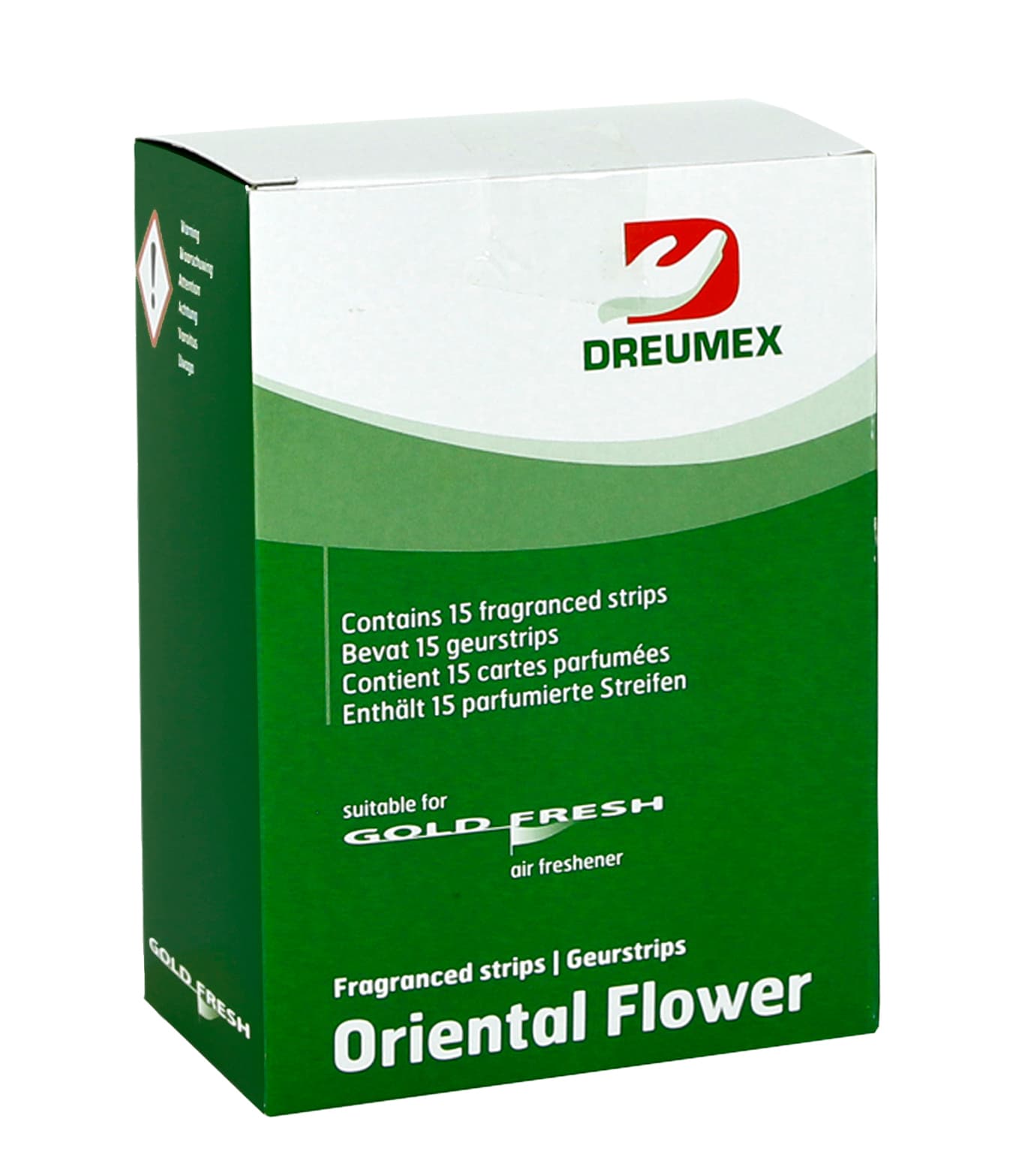 Luchtverfrisser Dreumex Gold Fresh Oriental Flower 15 strips 2